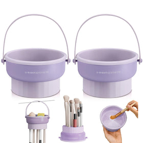 GOLIKEE 2-pack 3-in-1 cleaner mat front view shows clean, organized brushes for easy care