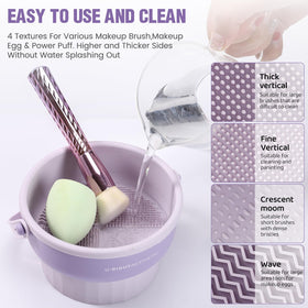 GOLIKEE 2-pack with four texture zones for deep cleaning different brushes