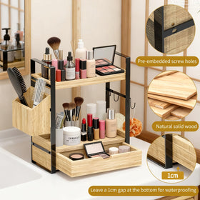 Goliross anti-rust coating ensures long-lasting, sturdy countertop storage.