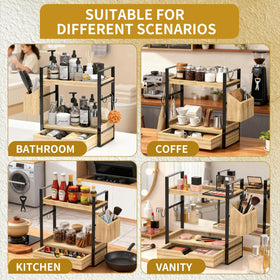 Goliross space-saving design helps declutter corners and maximize countertop space.
