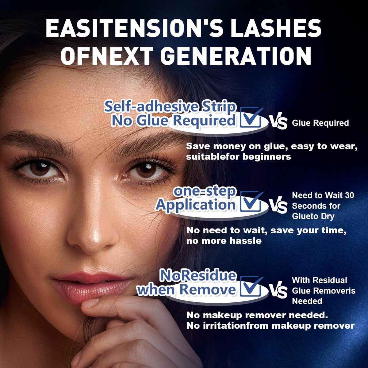 GOLLEE beginner-friendly lash design enables quick application.