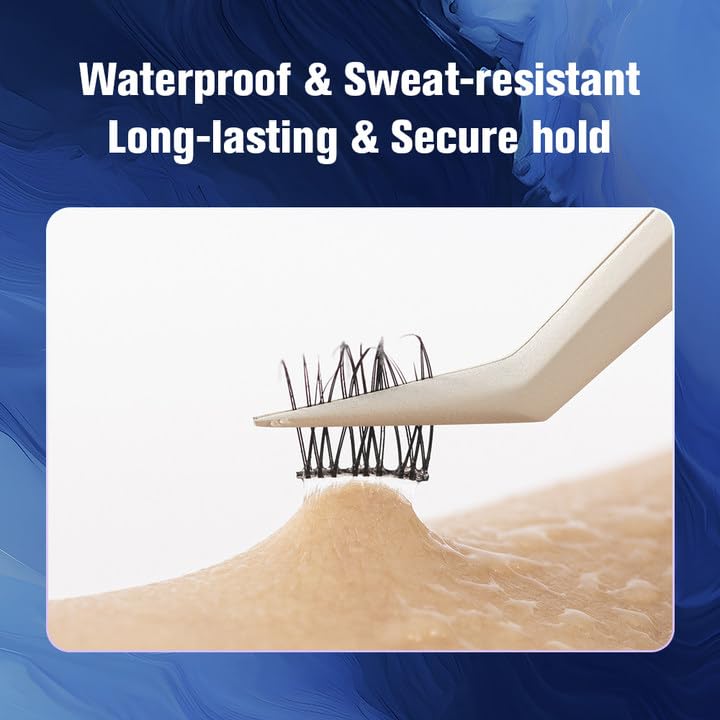 GOLLEE easy-apply preglued lashes close-up shows seamless adhesive-free design.
