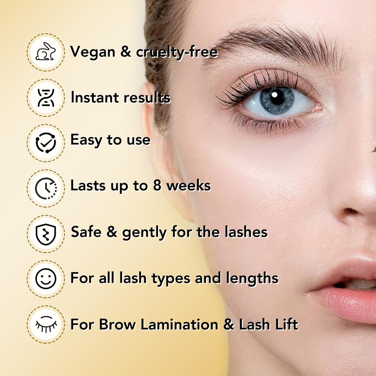 GOLLEE Easy at-home application enables beginners to try lash perms.