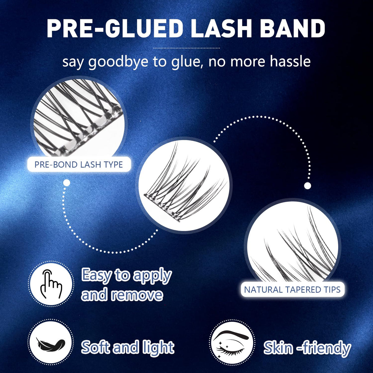 GOLLEE glue-free press-on lashes simplify routine without mess.