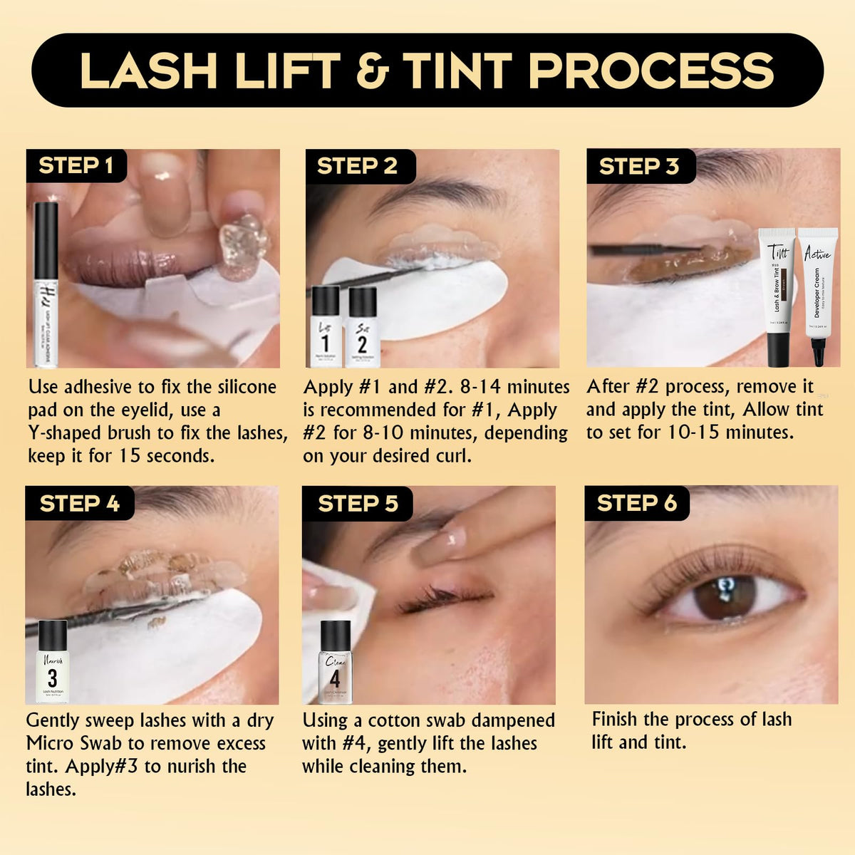 Gollee instruction card and guide included for step-by-step results
