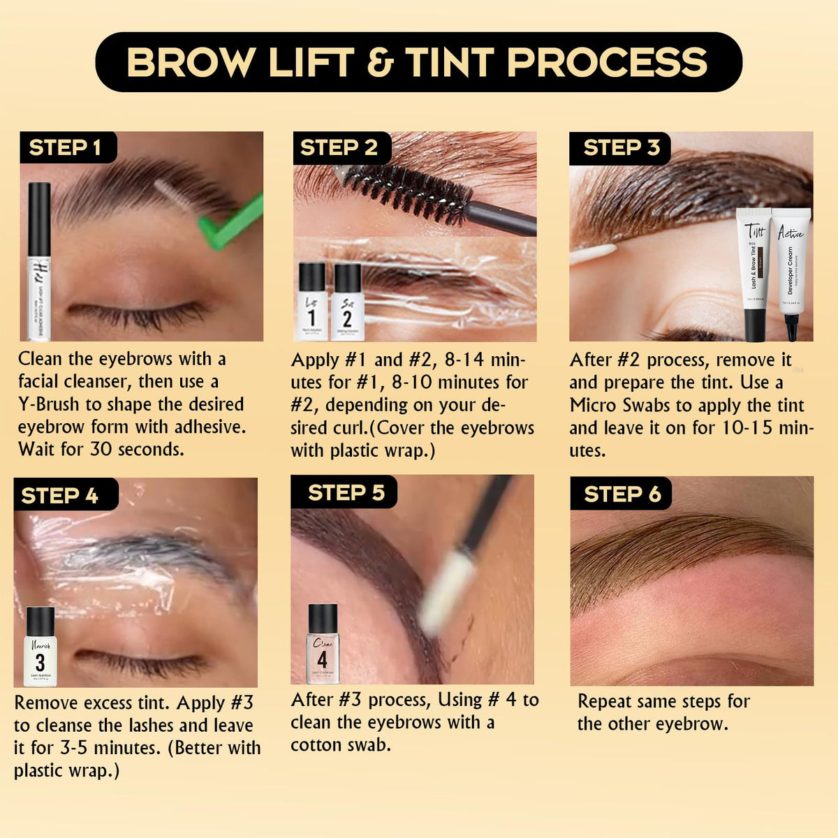Gollee lash lift application timer and accessories in view