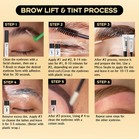 Gollee lash lift application timer and accessories in view