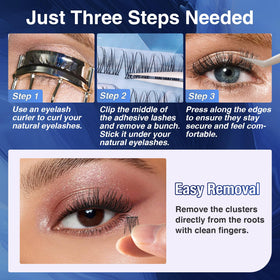 GOLLEE no-residue lashes stay clean and ready for next use.