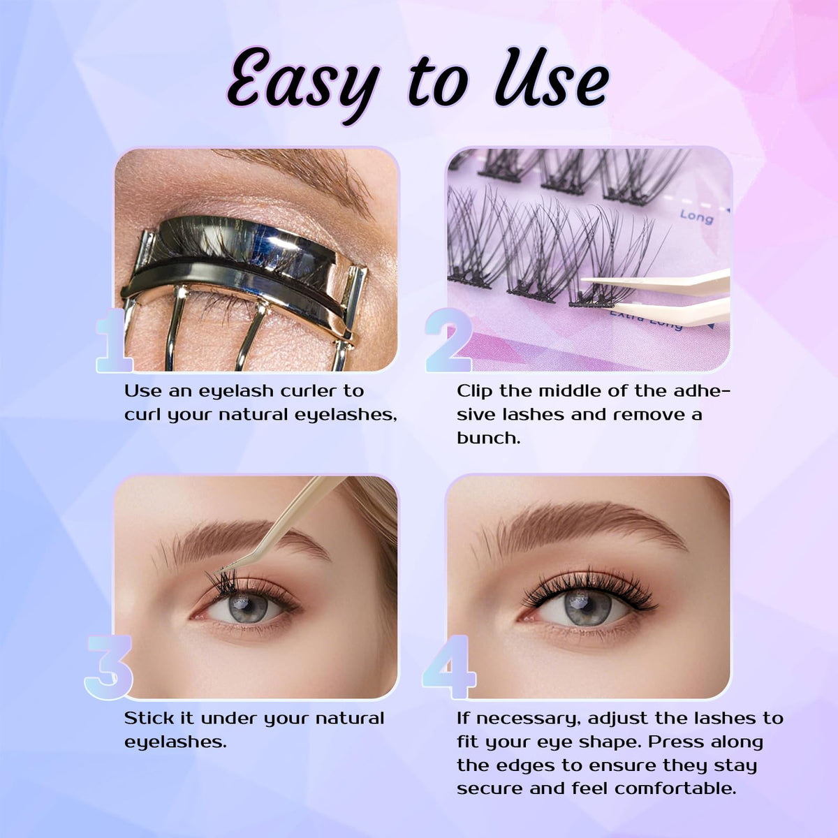 Gollee reusable lash clusters enable multiple wears