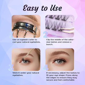 Gollee reusable lash clusters enable multiple wears
