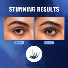 GOLLEE lash clusters during application highlight glue-free use