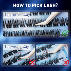 GOLLEE lash clusters reusable design supports cost-saving routine