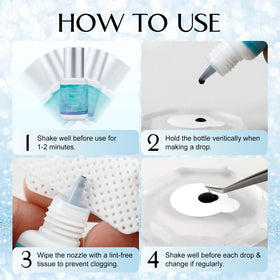 GOLLEEPRO 5ml glue packaging closeup shows compact, sanitary salon kit.