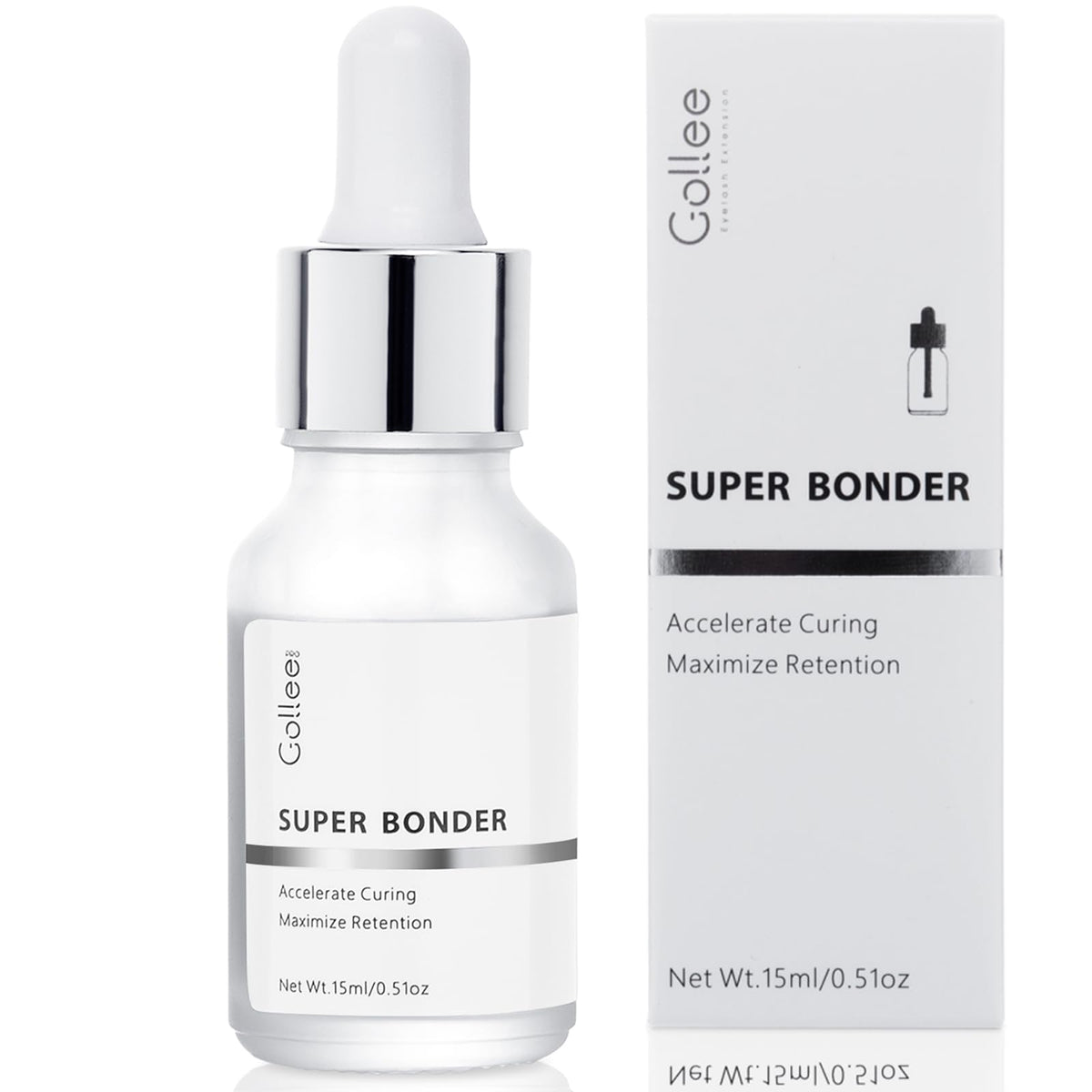 GOLLEEPRO Lash Bonder bottle close-up for precise bonding and faster results