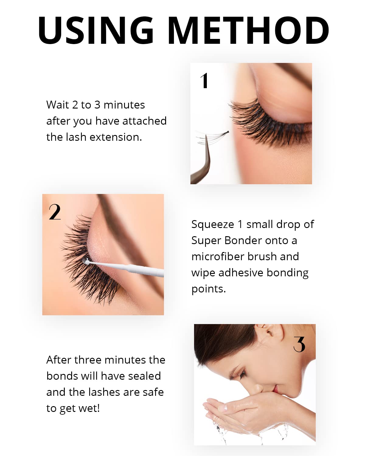 GOLLEEPRO Lash Bonder sealant in action supporting strong adhesion without shock curing