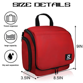 Goloni large-capacity bag fits full-size cosmetics with room to spare