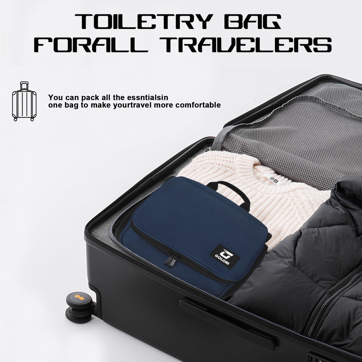 Goloni heavy-duty zippers endure frequent travel and daily use