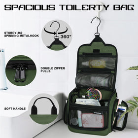 Goloni large travel cosmetic organizer ready for full-size products.