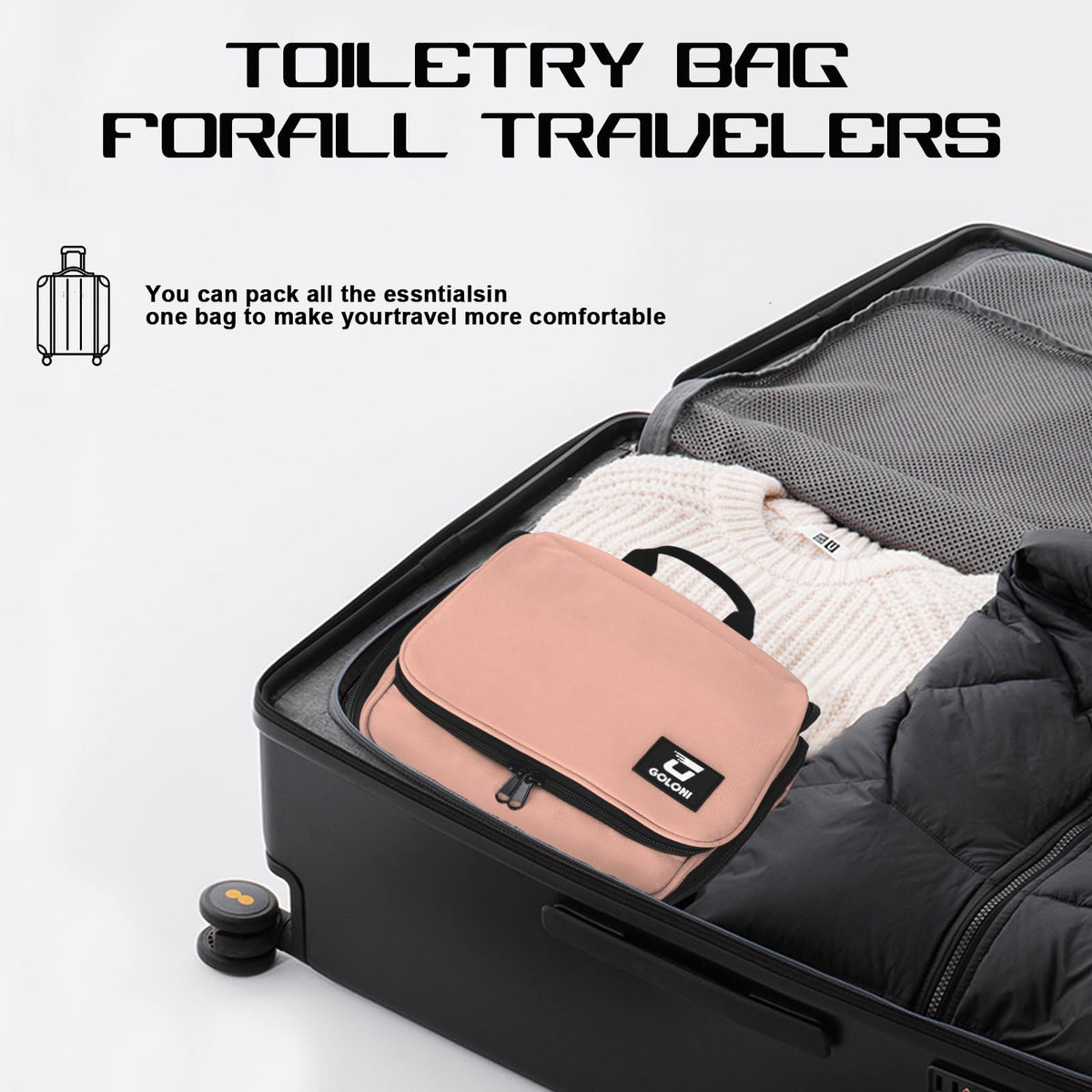 Goloni unisex design suits men and women for versatile storage