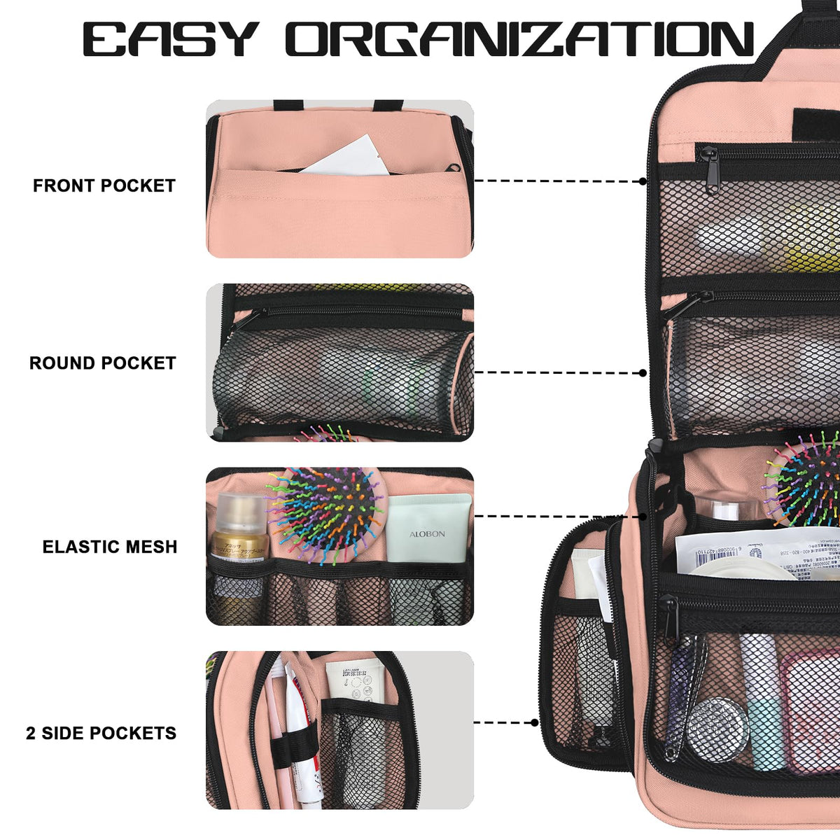 Goloni water-resistant polyester fabric protects contents during trips