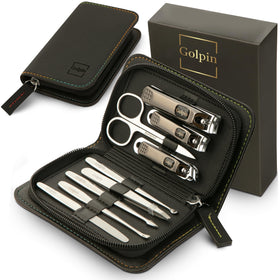 Golpin gift-ready manicure set with engraved details and elegant packaging.