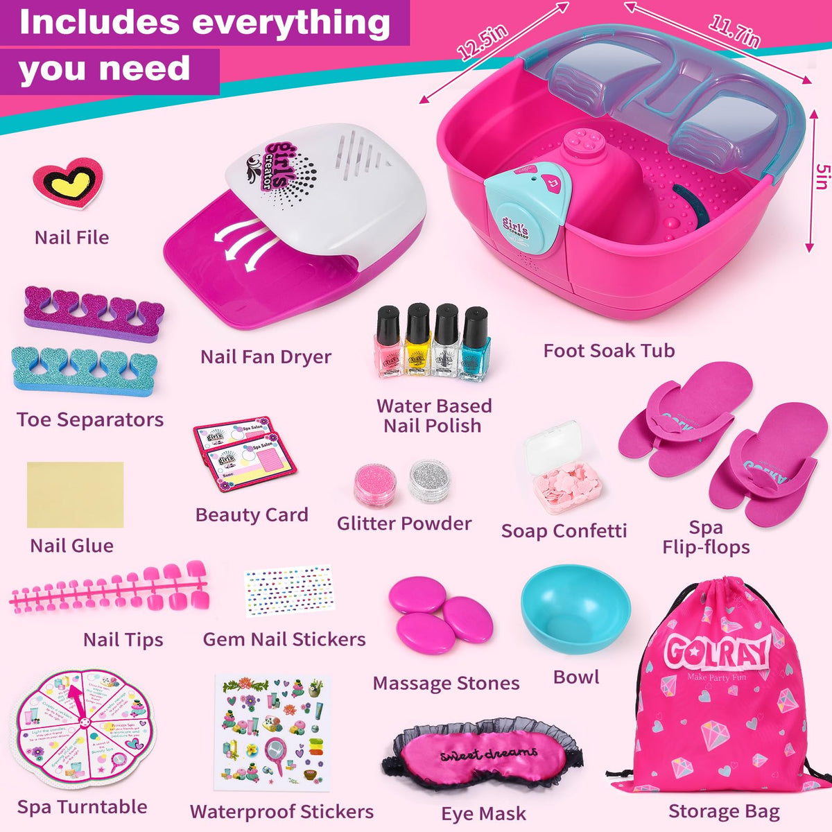 Golray Stunning Nail Art Kit for creative nail design and easy color changes