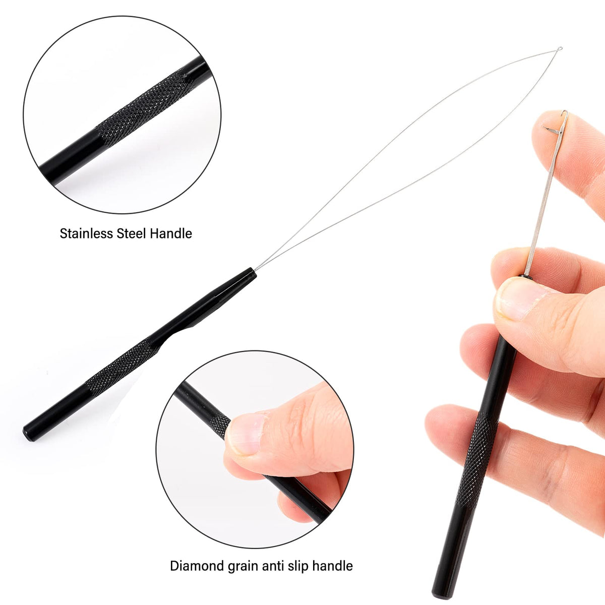 Gomake microlink closer and remover tools enable controlled clamping.