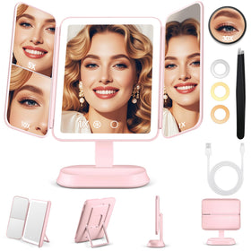 GOMIPURU vanity mirror with lights highlights portable desk touch-ups