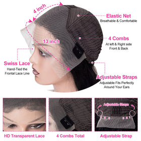 GOMOST 13x4 lace front cap 22-5 offers secure fit and comfortable wear.