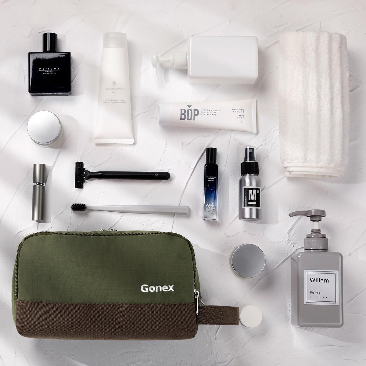 Gonex lightweight design fits in a duffel bag with ample space