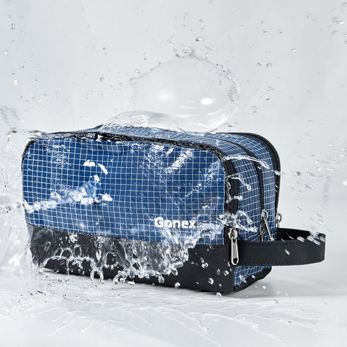 Gonex toiletry bag side handle for easy carrying on trips