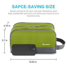 Gonex bag is ultra-lightweight and compact for easy packing.