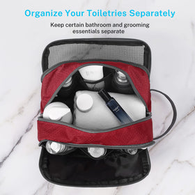 Gonex travel toiletry bag inside mesh pouch for small items