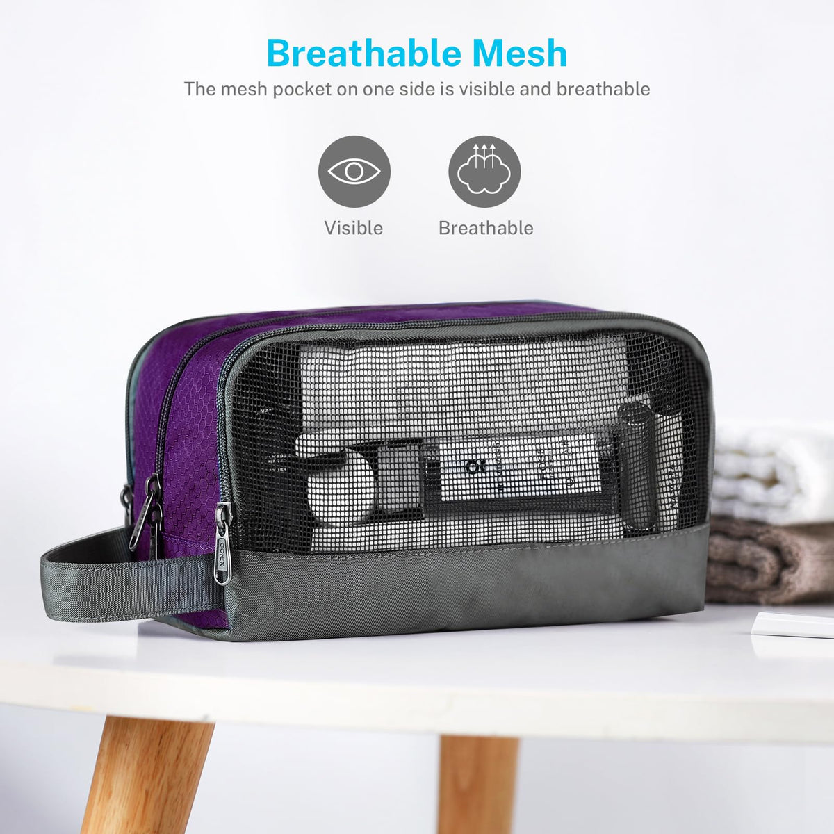Gonex bag side handle allows easy carrying on the go.