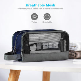 Gonex ultra-light design keeps luggage light while fitting essential toiletries.