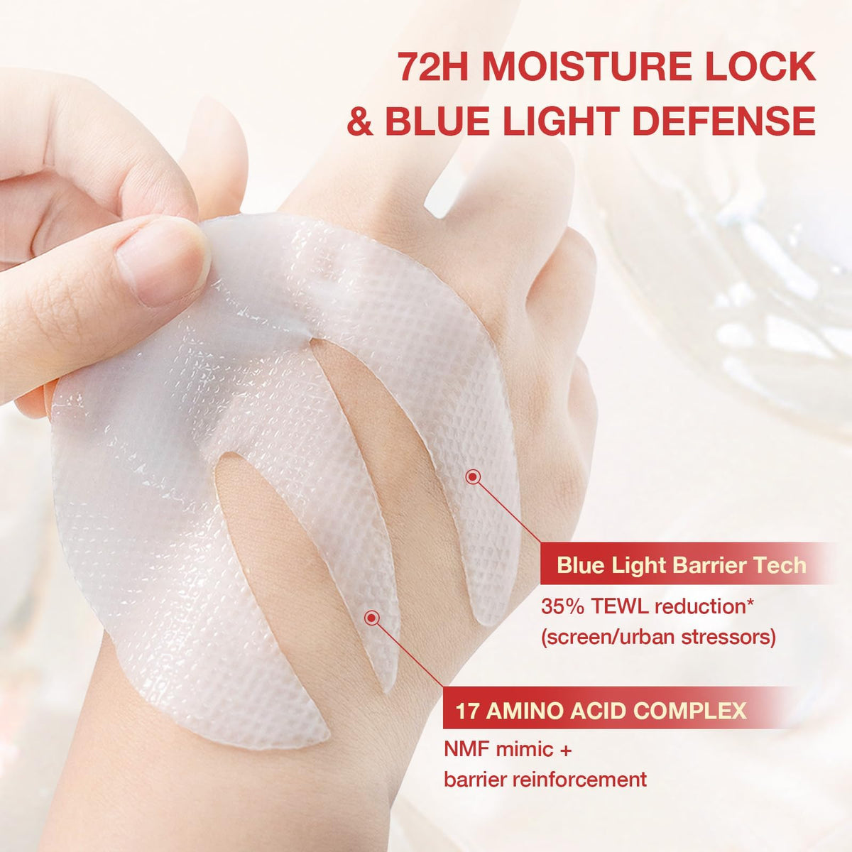 GONIM one-patch-per-week eye care routine for gentle weekly renewal.