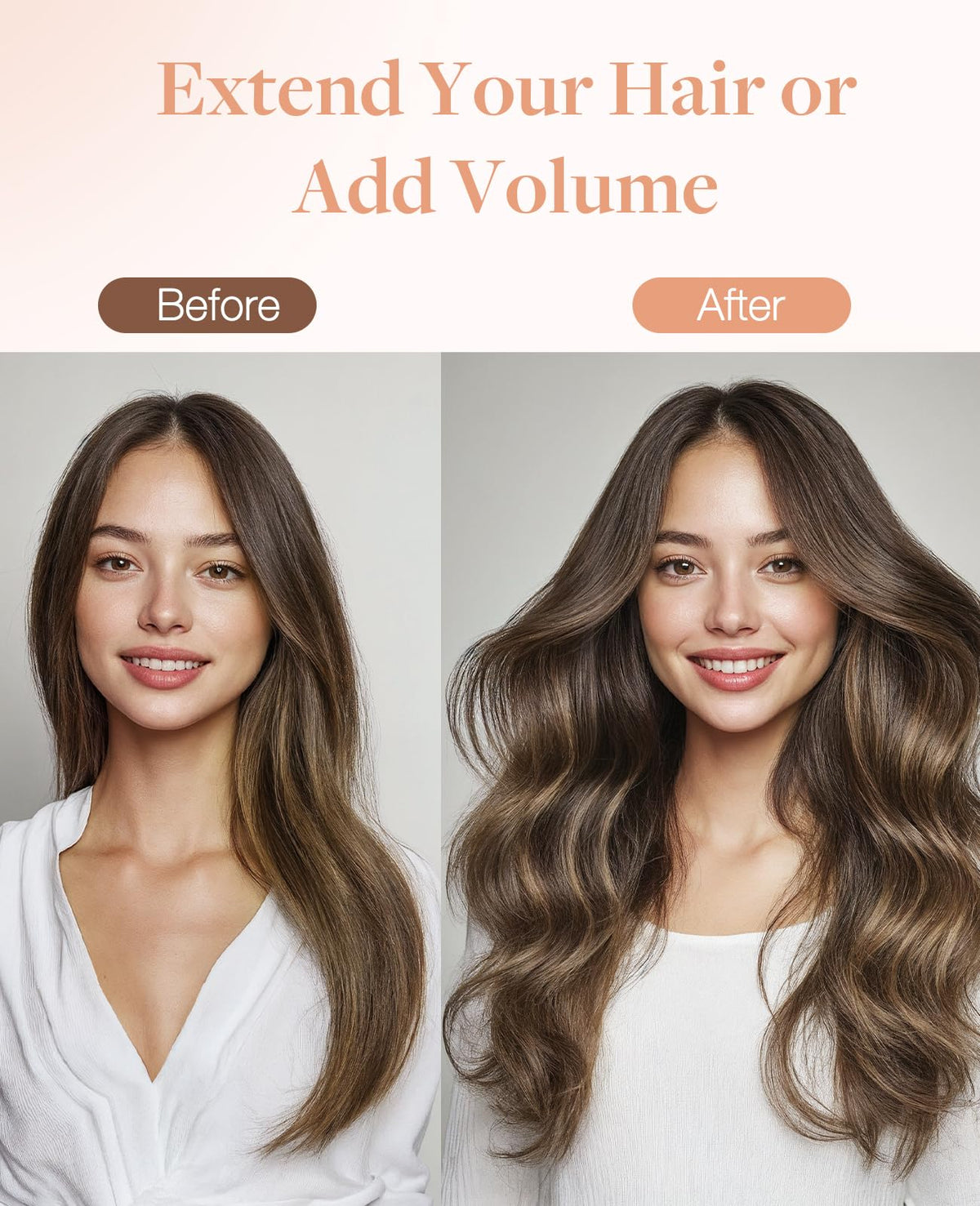 GOO GOO Balayage chocolate brown to caramel blonde blends smoothly