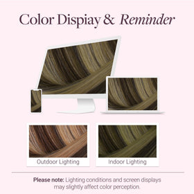 GOO GOO balayage chocolate brown to honey blonde mirrors natural color transitions