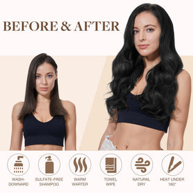 GOO GOO bundles hanging with soft shine for natural appearance