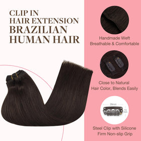 GOO GOO 16-inch clip-ins deliver quick length and style upgrade