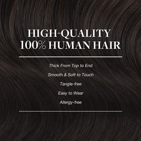 GOO GOO 2A light brown clip-in extensions for natural match