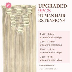 GOO GOO ash blonde highlight extensions blend naturally.
