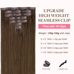 GOO GOO Remy hair extensions blend easily for a seamless, natural look