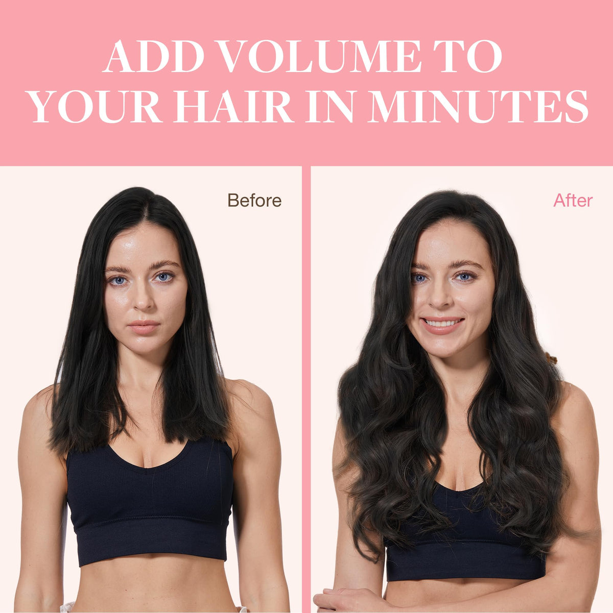 GOO GOO clip-in extensions soft ends for smooth styling