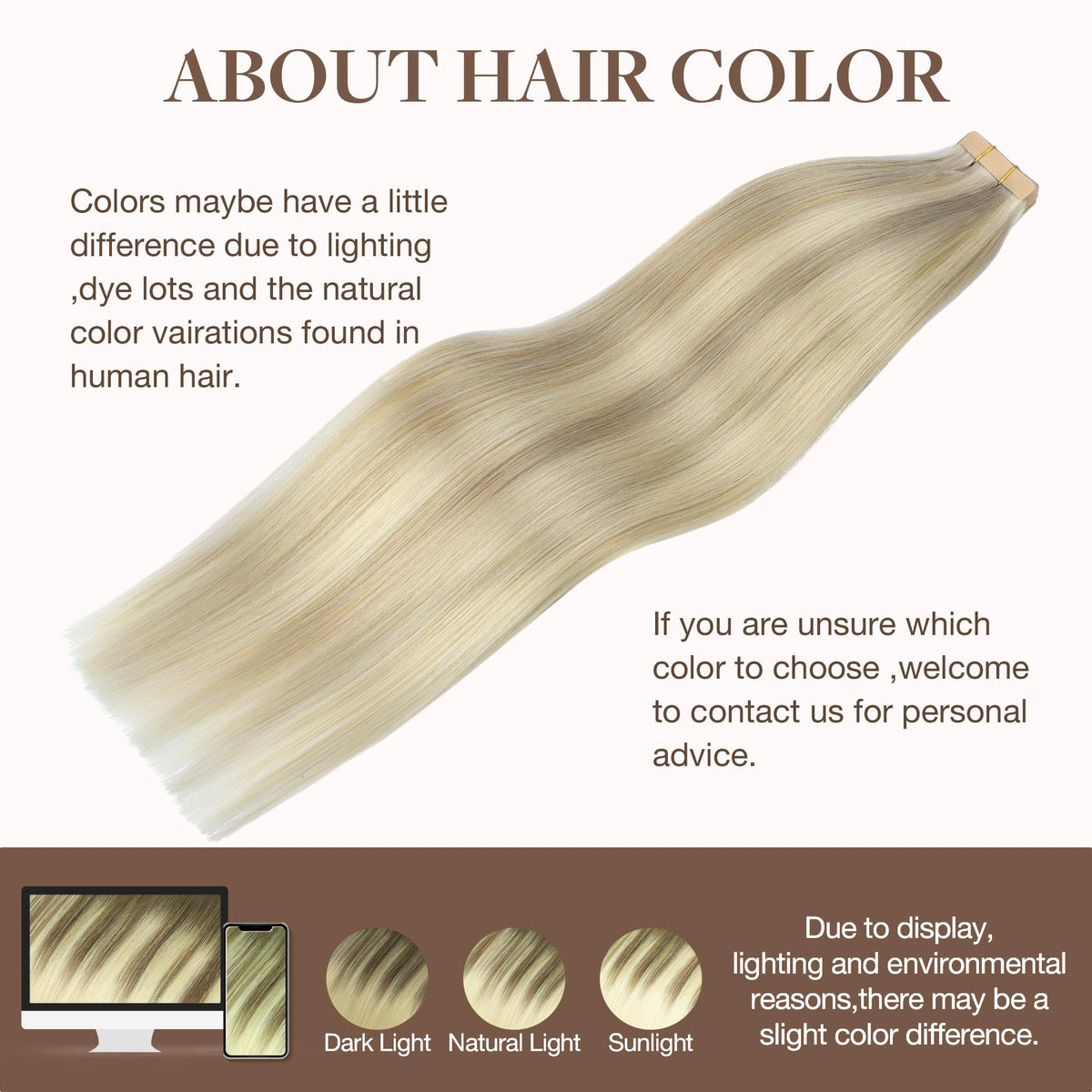 GOO GOO color-match service helps you find the closest shade to your hair.