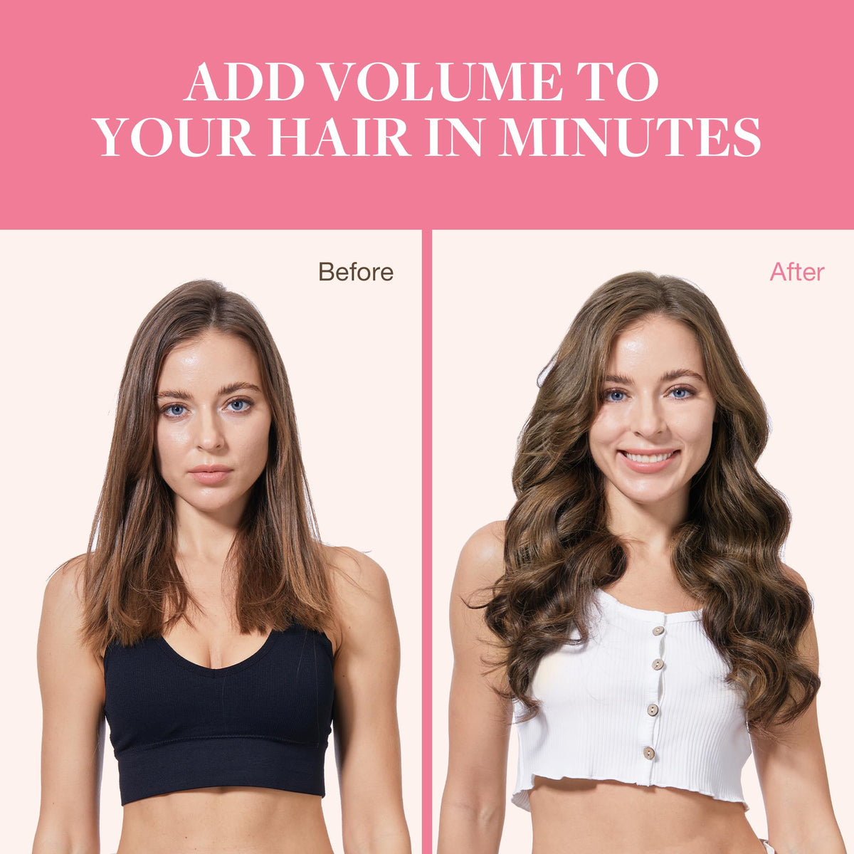 GOO GOO balayage shade from dark brown to chestnut blends naturally.