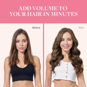 GOO GOO balayage shade from dark brown to chestnut blends naturally.