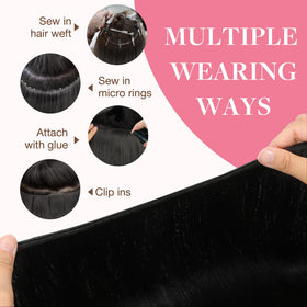 GOO GOO enhanced double-weft volume demo shows fuller look