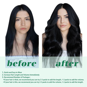 GOO GOO full voluminous look demonstration with clip-ins.