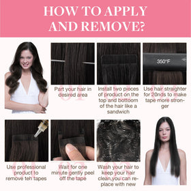 GOO GOO hair extensions texture closeup shows natural shine